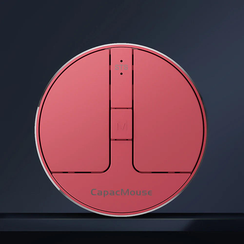 Wireless Mouse 3 Mode Bluetooth5.2/2.4G/USB Mini Capacitive Mice Ultra Thin Wireless Computer Mouse Adjustable DPI for PC Laptop