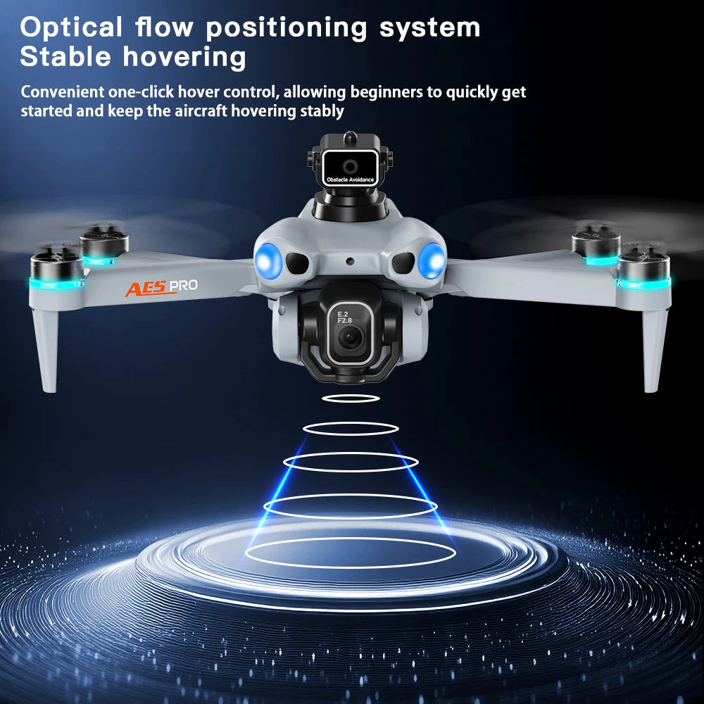 2026 New AE5 Drone 4K Professional Dual Camera Dron Optical Flow Localization 3-Sided Obstacle Avoidance Quadcopter