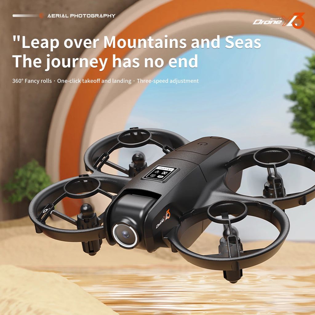 2026 Mini Quadcopter Screen Aerial Photography High-Definition Dual-Camera Foldable 3D Flip App Control Drone Optical Flow
