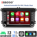 ESSGOO 7" Android 14 4G+64G Apple Carplay ChatGPT Car Stereo GPS WIFI RDS BT for VW Golf 5 6 Passat Polo Touran Tiguan Caddy EOS