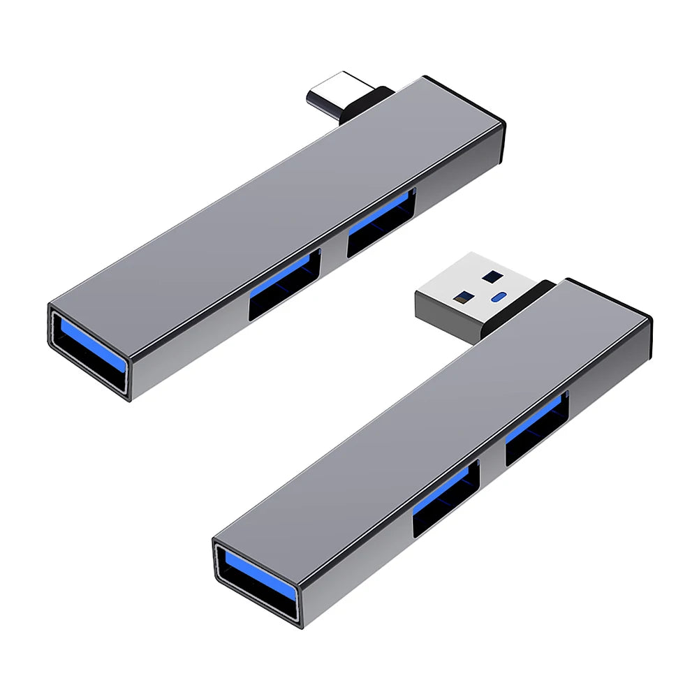 1/2PCS 3 in 1 USB HUB OTG USB 3.0/Type-C 3.0 To 3 USB USB Splitter Hub Speed 5.0Gbps 3 Port Type C HUB for PC Laptop Computer
