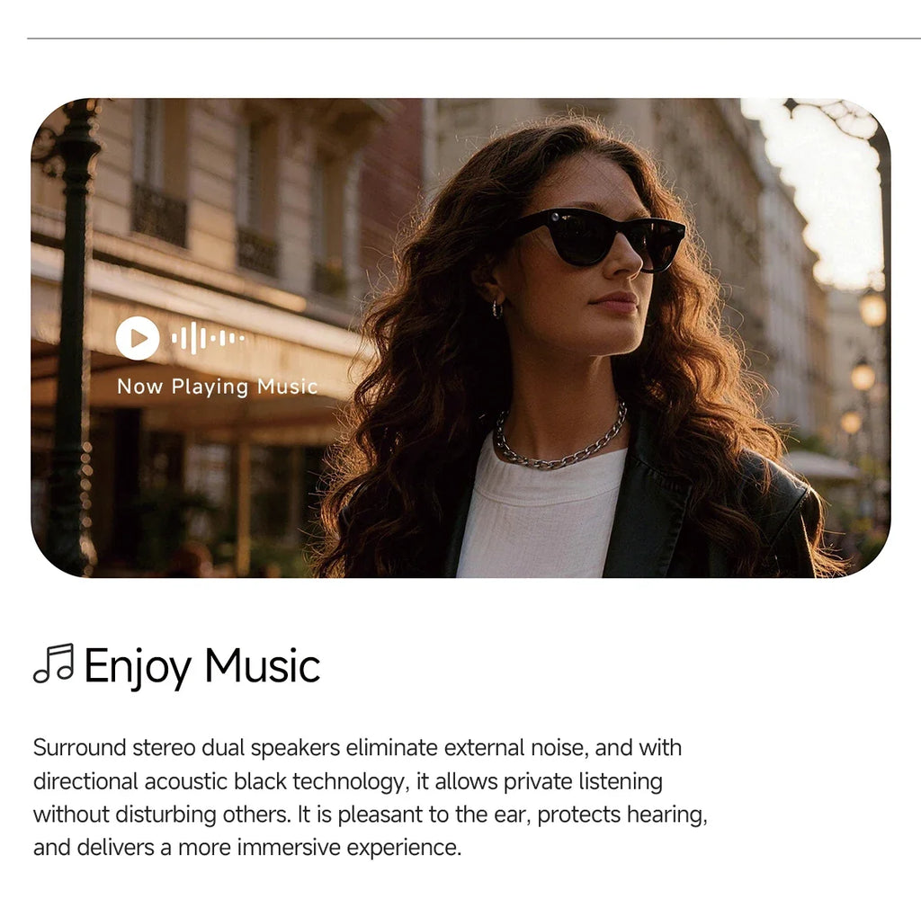 AI Smart Glasses NEW MT5 Ultra Real-time Translation Glasses 800W Pixel Camera Photo Video Recording Smart Wearable Devices