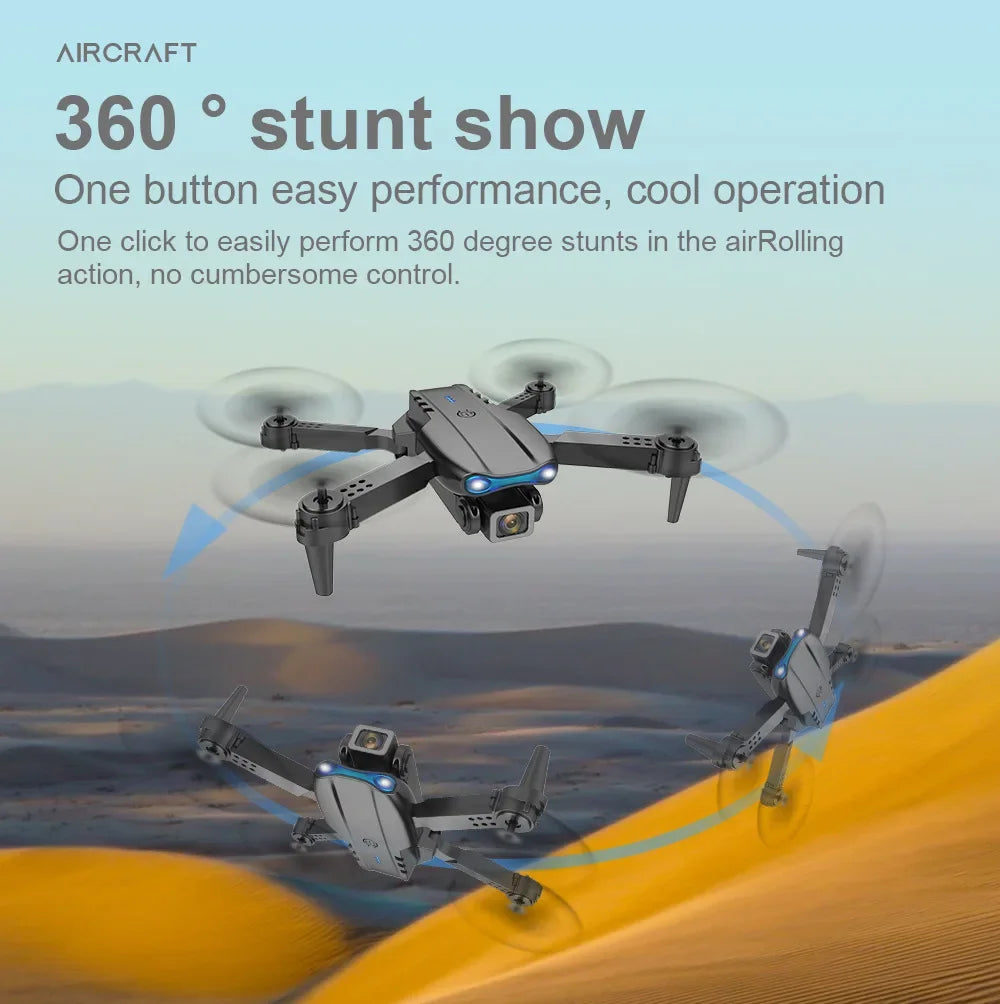 E99 K3 Pro HD 4k Drone Camera High Hold Mode Foldable Mini RC WIFI Aerial Photography Quadcopter Toys Helicopter