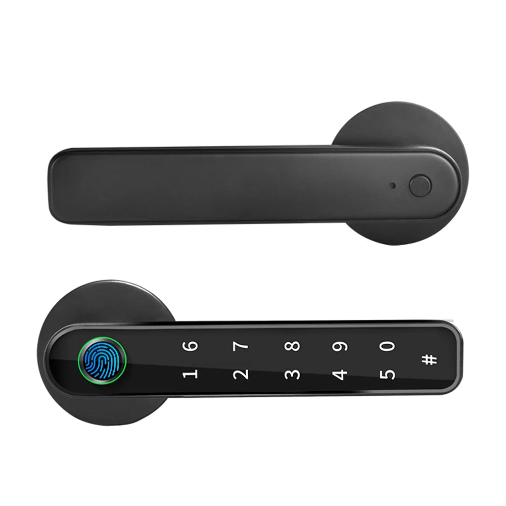 Bluetooth-compatible Fingerprint Door Lock Keyless Entry Electronic Door Knobs Lock Fingerprint Security Handle Lock for Bedroom