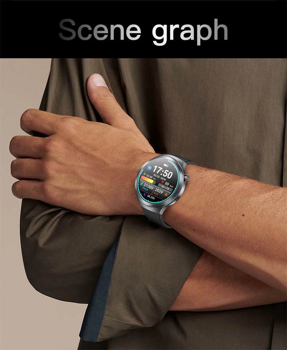 Hospital Level Accurate Measurement Blood Analysis Health Smart Watch ECG Uric Acid Blood Lipids BT Call Smart Watches For man