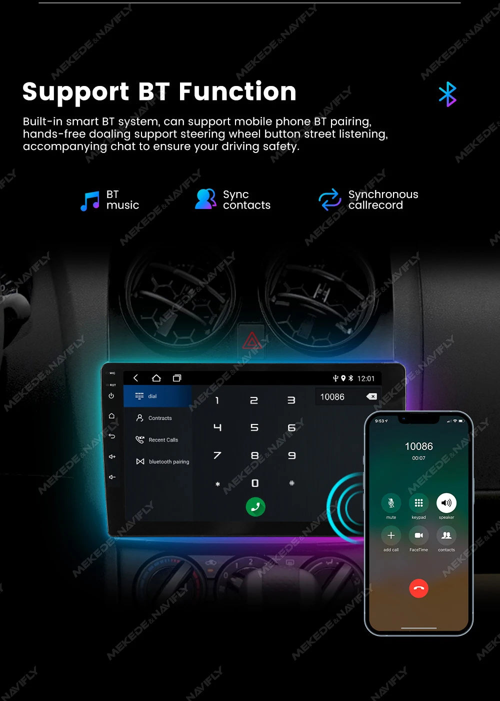 Wireless Carplay Car Radio Stereo For KIA PICANTO Morning 2011-2016 Multimedia Player All-in-one GPS Navigation Autoradio WIFI