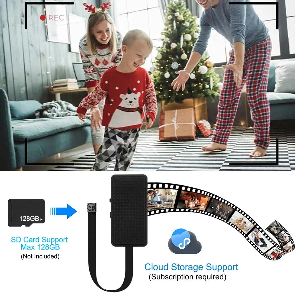 HD 1080P WiFi Mini Camera Motion Detection Remote View P2P Wireless Cam Video Recorder Home Security Mini Camcorder Loop Record