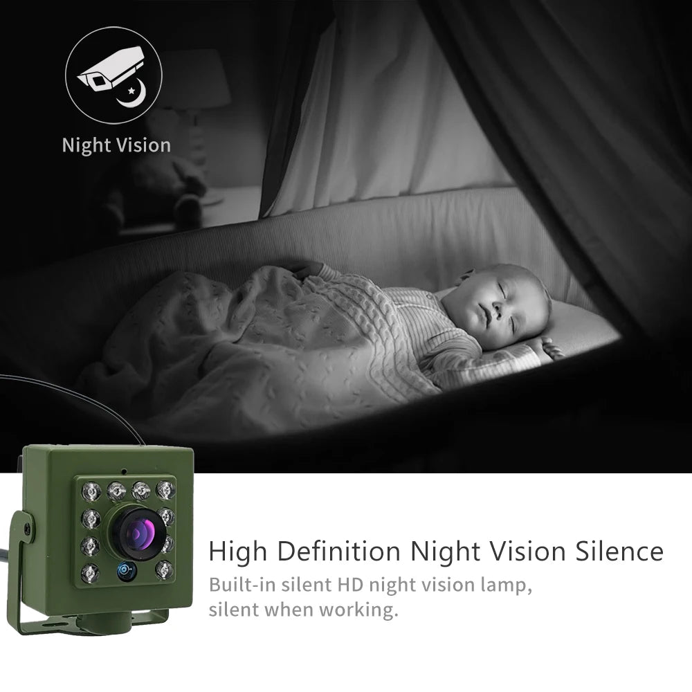 Bird Watching Camera Wireless Wild Wifi Bird Nest Green Box Kit 5M Wire Night Vision 5MP 2MP P2P Audio Mini IPC In the birdcage