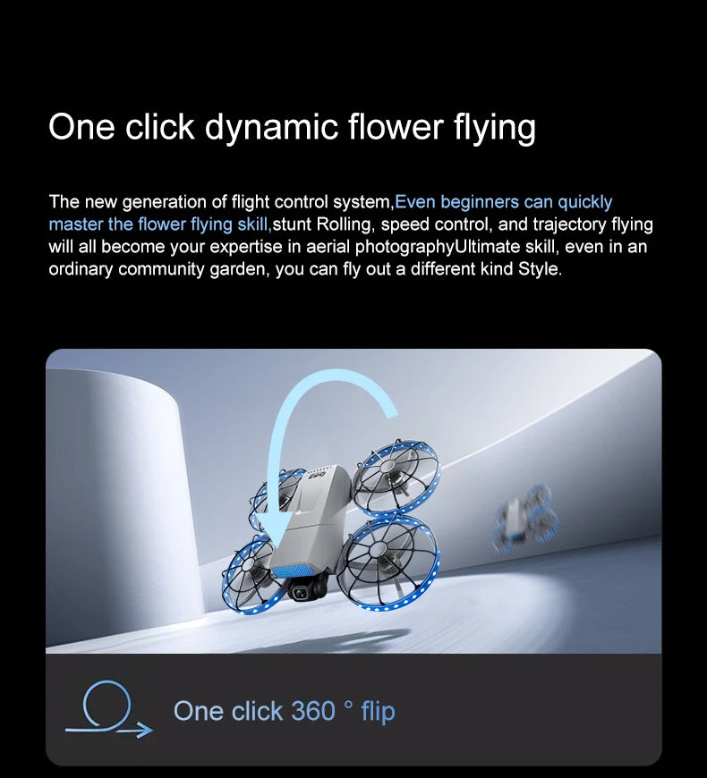 droneS 4k professional 10km  brushless optical flow folding dual mirror professional aerial photography with servo gimbal drone