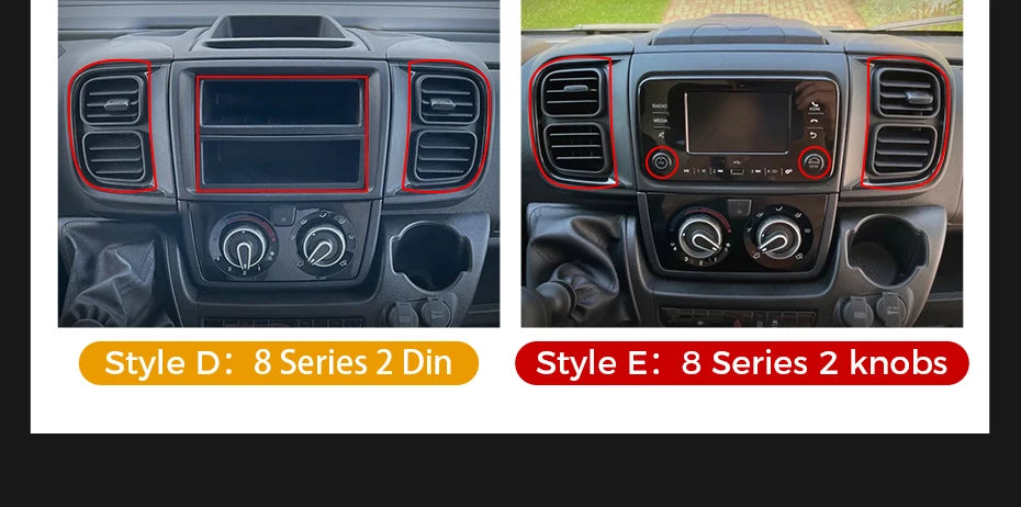 Ainavi Car Multimedia Player For Fiat Ducato 2005-2023 Citroen Jumper Peugeot Boxer Dodge Ram 2500  Carplay Android Auto 4GWifi
