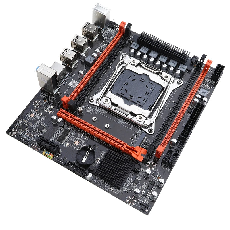 X99 Gaming Motherboard Kit with Xeon E5 2680 V4 DDR4 16GB=8Gx2 RAM M.2 NVME NGFF SATA USB for Desktop PC