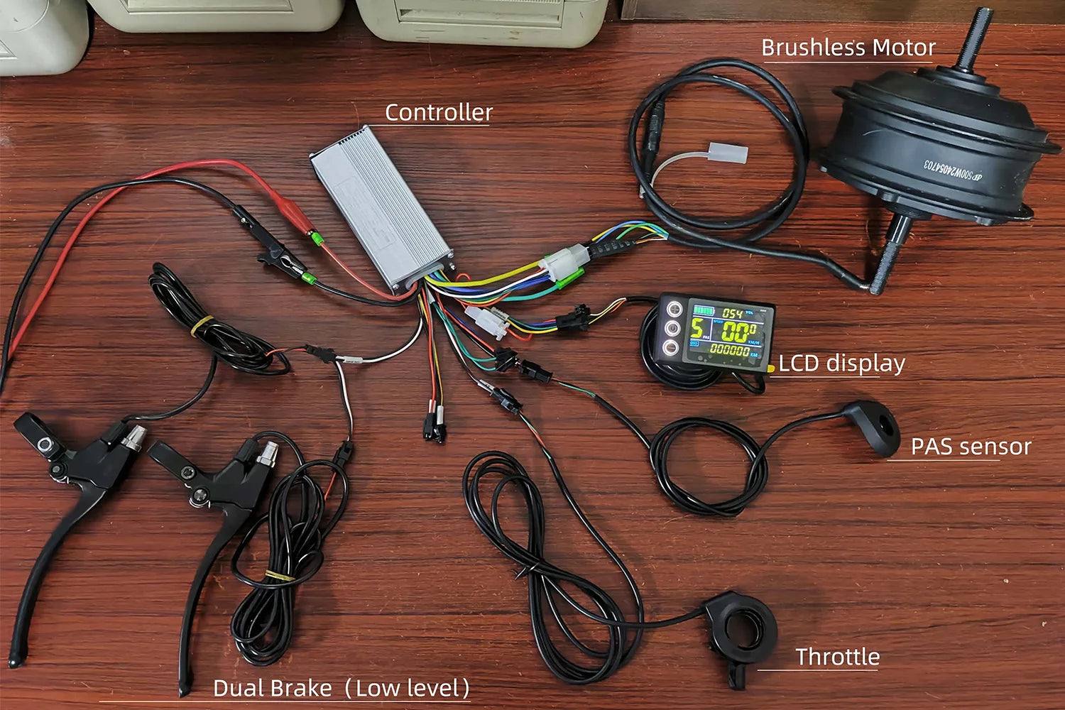 36V 48V 60V 25A 500W 750W E-bike Brushless Motor Sine Wave Controller S866 LCD Color Display for Electric Mountain Bike Scooter