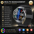 Hospital Level Accurate Measurement Blood Analysis Health Smart Watch ECG Uric Acid Blood Lipids BT Call Smart Watches For man