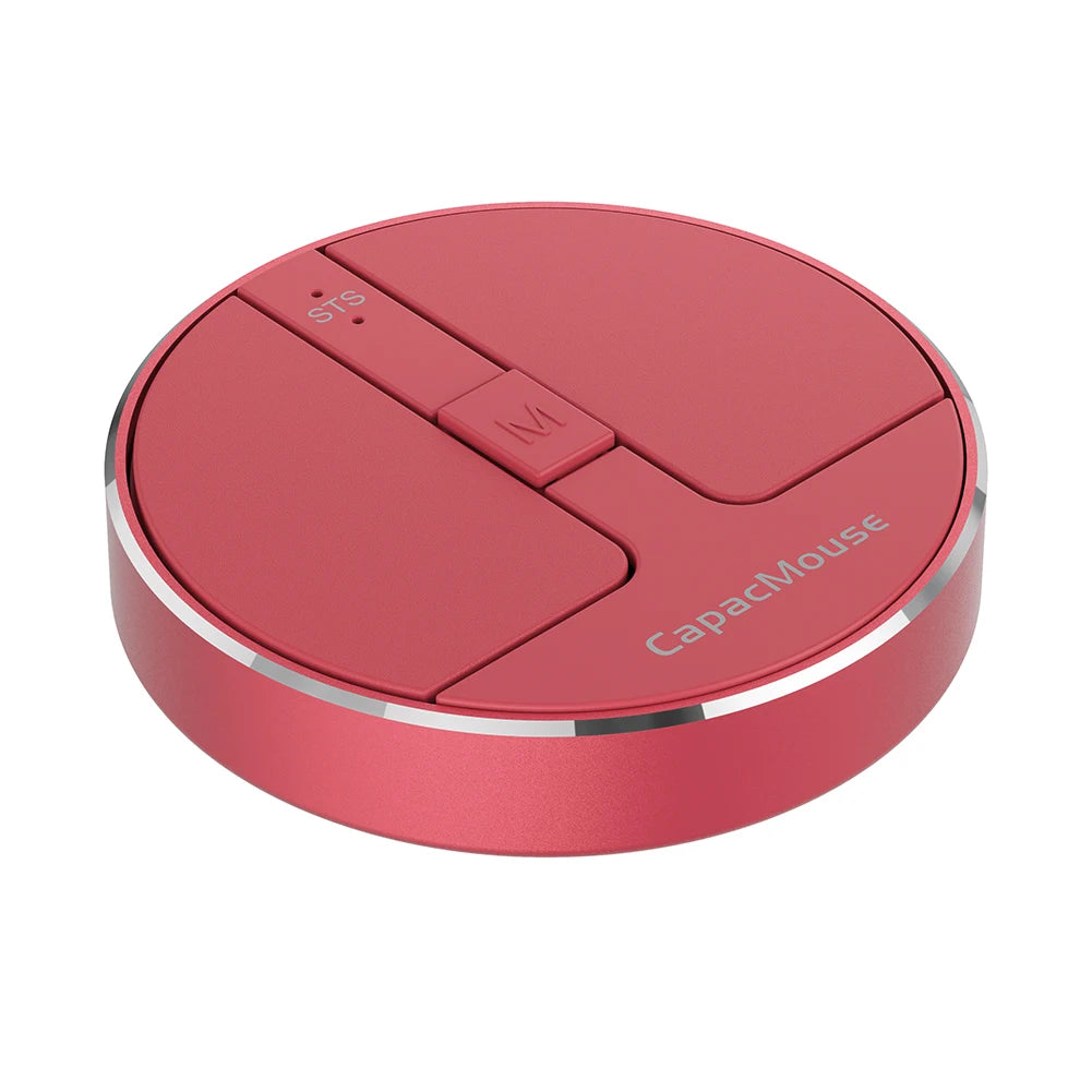 Wireless Mouse 3 Mode Bluetooth5.2/2.4G/USB Mini Capacitive Mice Ultra Thin Wireless Computer Mouse Adjustable DPI for PC Laptop
