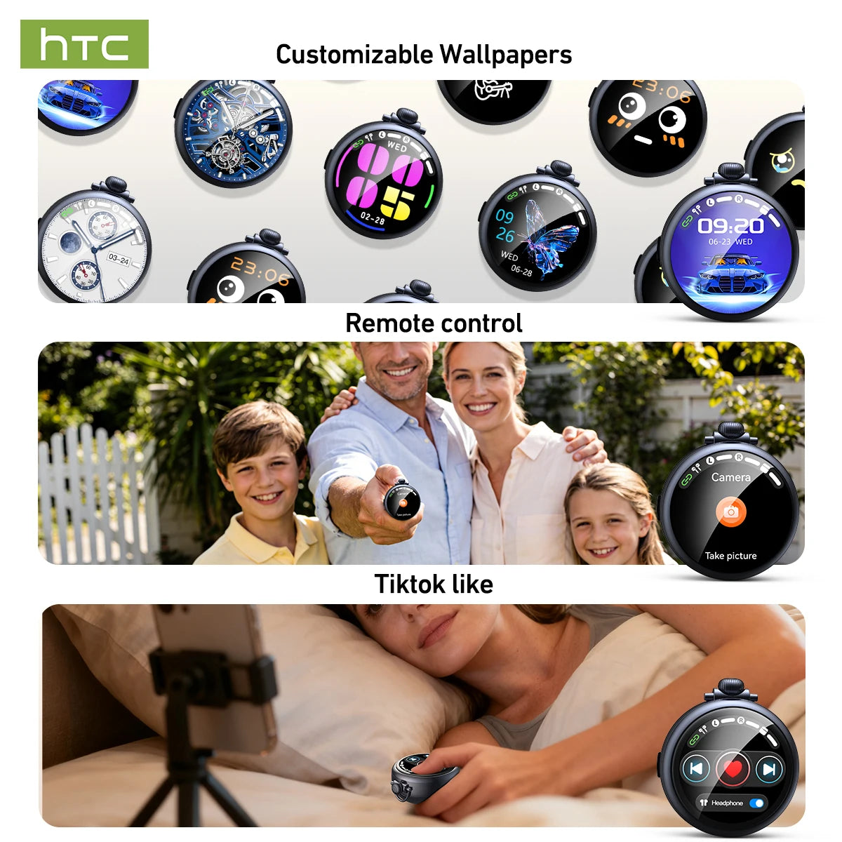 HTC NE71 True Wireless Earbuds Bluetooth 6.0 ANC Noise Cancelling IPX4 Waterproof 22H Playtime In-Ear Comfort Gaming Low Latency