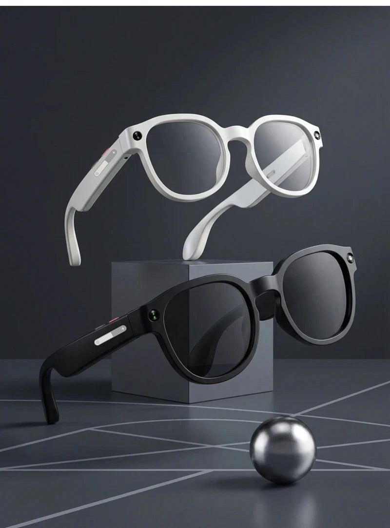 Lenovo AI Smart Glasses 8MP HD Camera 8K Shooting Image AI Translation Bluetooth Call Recording Music Smart SunglassesGifts 2026