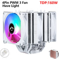 Zero-Distance Direct Touch Cooler Compatible i5 i7 AM3 AMD x79 x99 LGA2011-3 115x 1700 18xx Twin Towers 6 Heat Pipe Cpu Fan 90mm