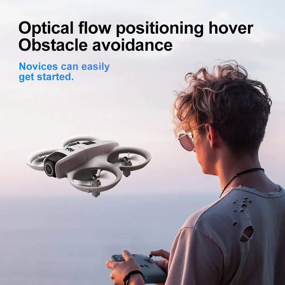 New V66 Mini Drone WIFI FPV Hover 4K Professional HD Camera Pocket Coloful Lights Dron Rc Plane Foldable RC Quadcopter Boy Toys