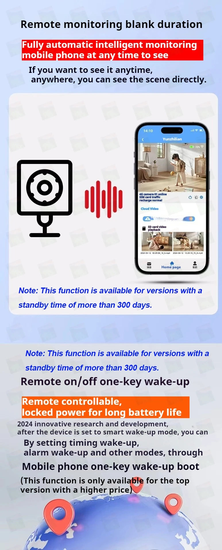 Q Brand Ultra-High Definition Small Camera Wireless Monitor Home Wifi Remote Mobile Phone 360-Degree Panoramic Mini Photography Indoor Home Connected Plug-In-Free Cat Eye Non-Micro Non-Invisible Non-Hidden