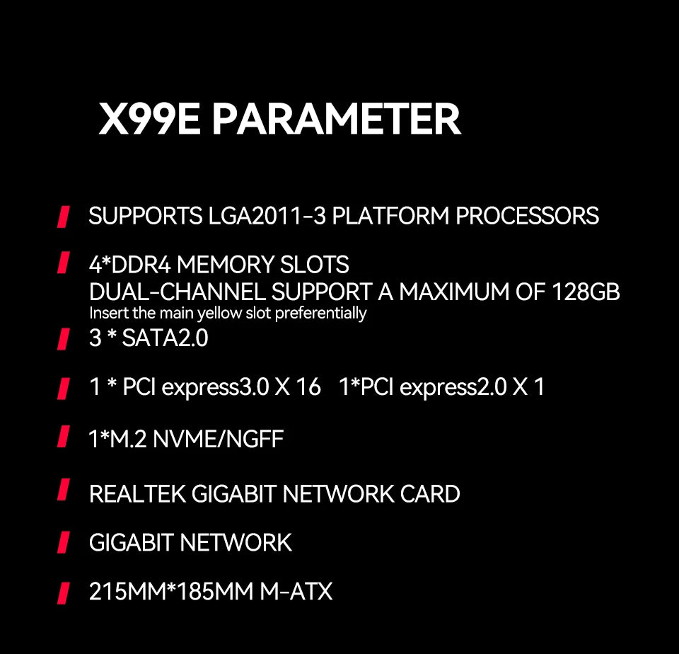 X99 Gaming Motherboard Kit with Xeon E5 2680 V4 DDR4 16GB=8Gx2 RAM M.2 NVME NGFF SATA USB for Desktop PC