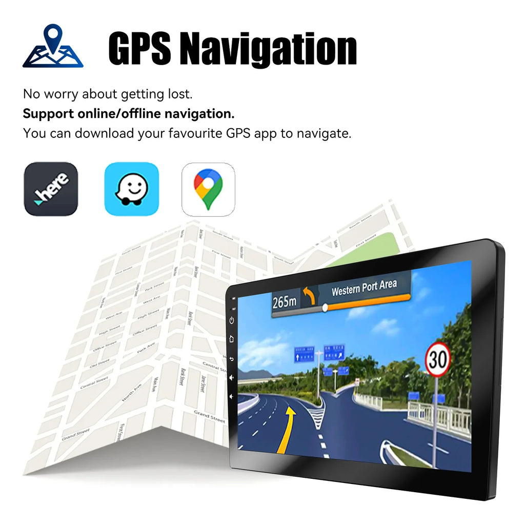 ESSGOO 2 Din Car Radio Carplay Android Auto 7 9 10 Inch 4G 64G Universal Multimedia Player DSP FM RDS AHD GPS WIFI Autoradio