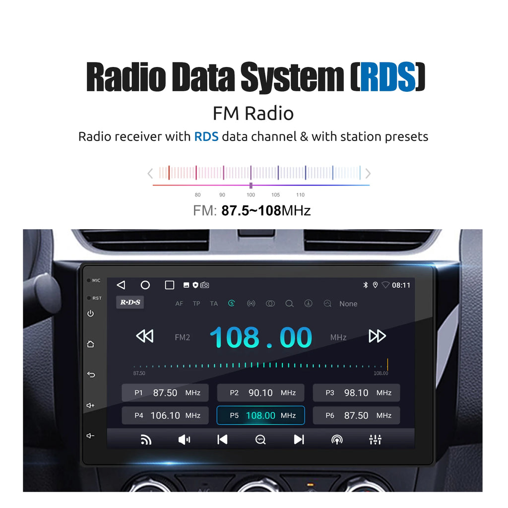 ESSGOO 2 Din Car Radio Carplay Android Auto 7 9 10 Inch 4G 64G Universal Multimedia Player DSP FM RDS AHD GPS WIFI Autoradio