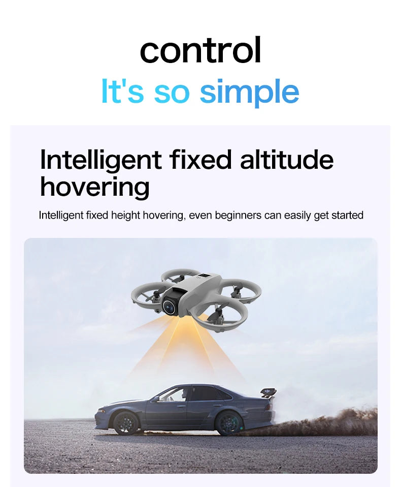 T3/GT3 HD Mini Ultra-Light Drone With Optical Flow & Wifi Image Transmission Obstacle Avoidance Remote Control Quadcopter Toys