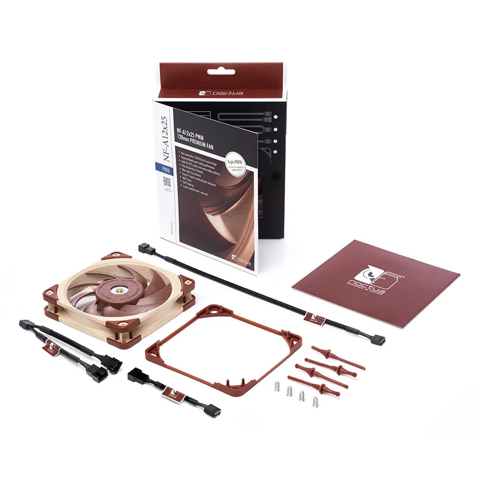 Noctua NF-A12x25 120mm 12v/5v Cooling fan 3pin/4pin PWM quiet Radiator For Computer Case Cooling CPU cooler fan Replace