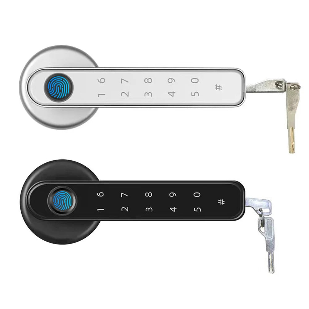 Bluetooth-compatible Fingerprint Door Lock Keyless Entry Electronic Door Knobs Lock Fingerprint Security Handle Lock for Bedroom