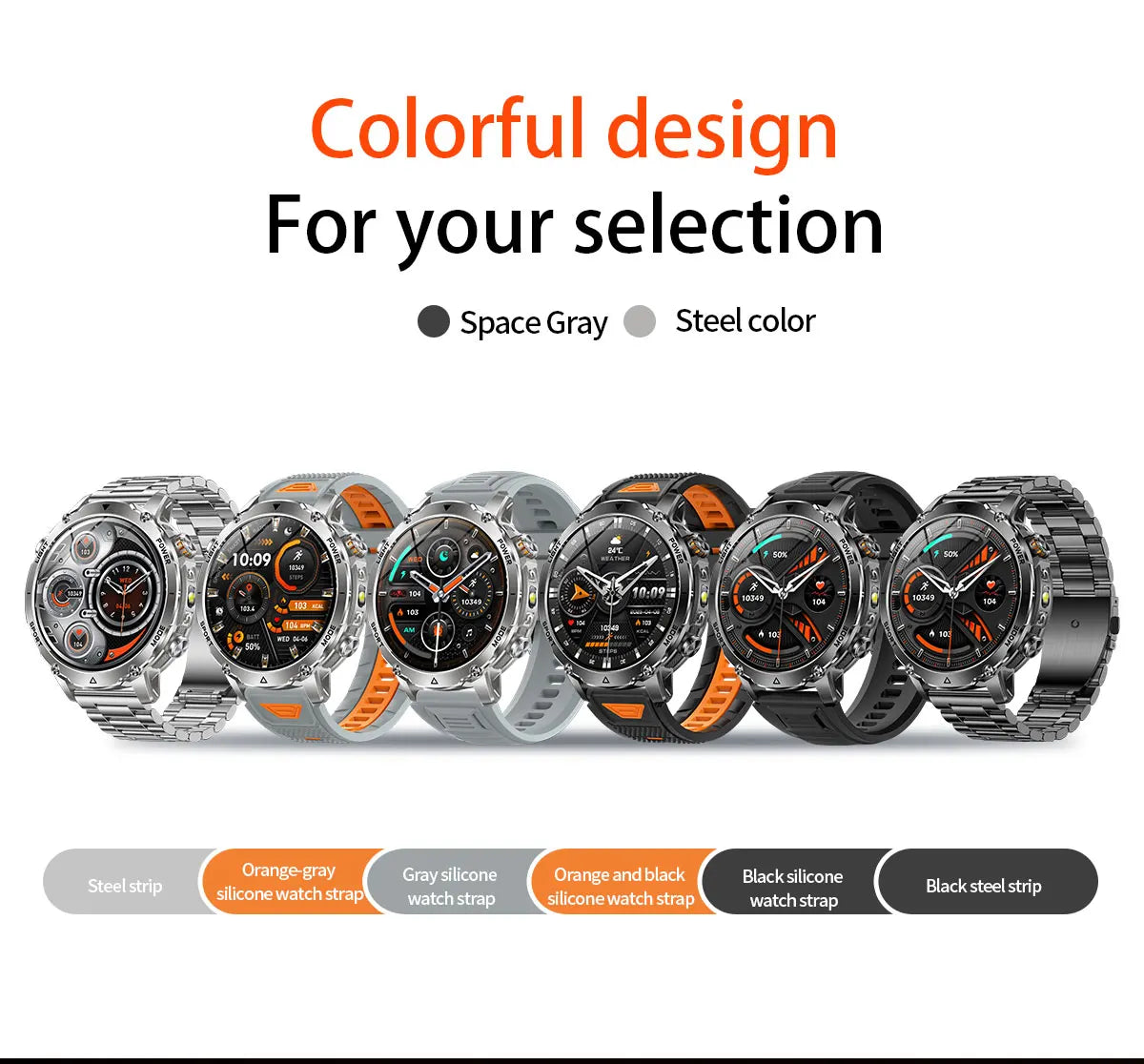 2026 New Military TANK SmartWatch Bluetooth call 10ATM Waterproof 1400mAh Battery Heart rate monitoring Outdoor Sports Watch Men