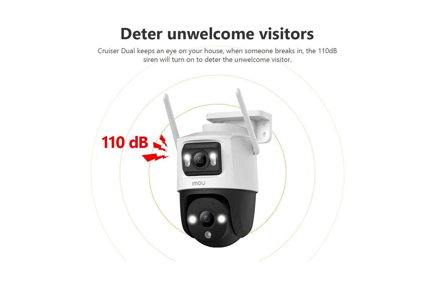 IMOU Cruiser Dual 8MP Dual Lens WiFi Camera Wifi 6 Zoom AI Human Vehicle Detection Smart Color Surveillance Outdoor Camera