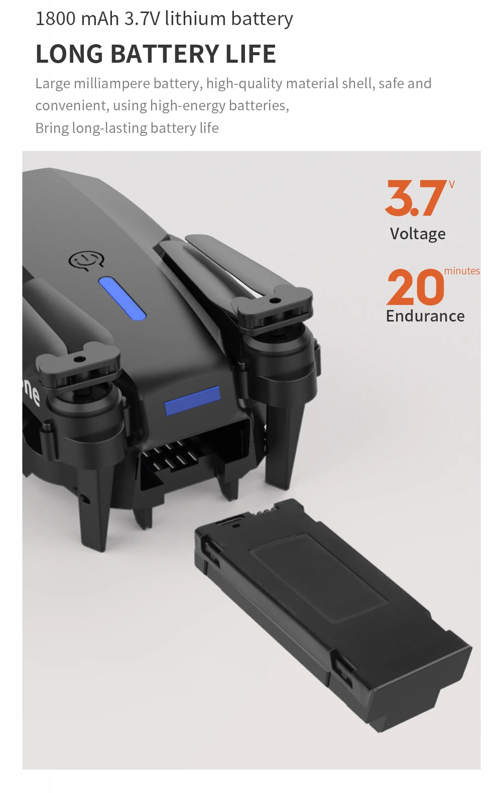 Hot Selling E88 Professional Mini RC Drone 4K Camera FPV Wifi Remote Control Toys for Beginners Quadcopter with HD Camera