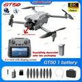 NEW GT50 PRO MIni 5 pro RC Drone 8K HD Dual Cameras WiFi GPS 20mins Flight Aerial Photography Quadcopter Remote Control UAV Toys