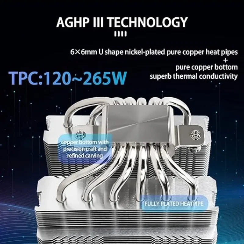 Thermalright Peerless Assassin 120 SE 6 Heat Pipes AGHP 120mm CPU Cooler Twin Towers Fan pa120se for AM4 AM5 Intel1700/115X/1851