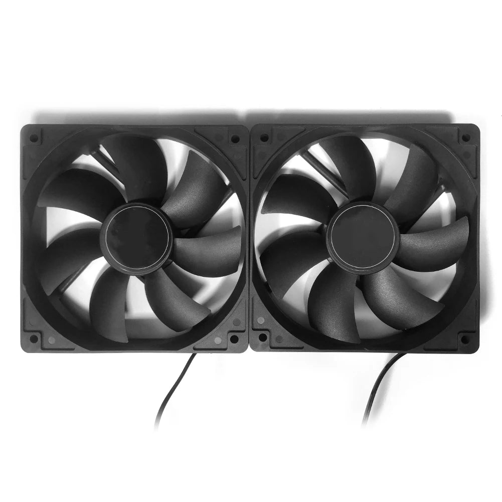 120mm 4 Pin PC Computer Case Cooling CPU Cooler Fan DC 12V Quiet Silent Radiator Heatsink