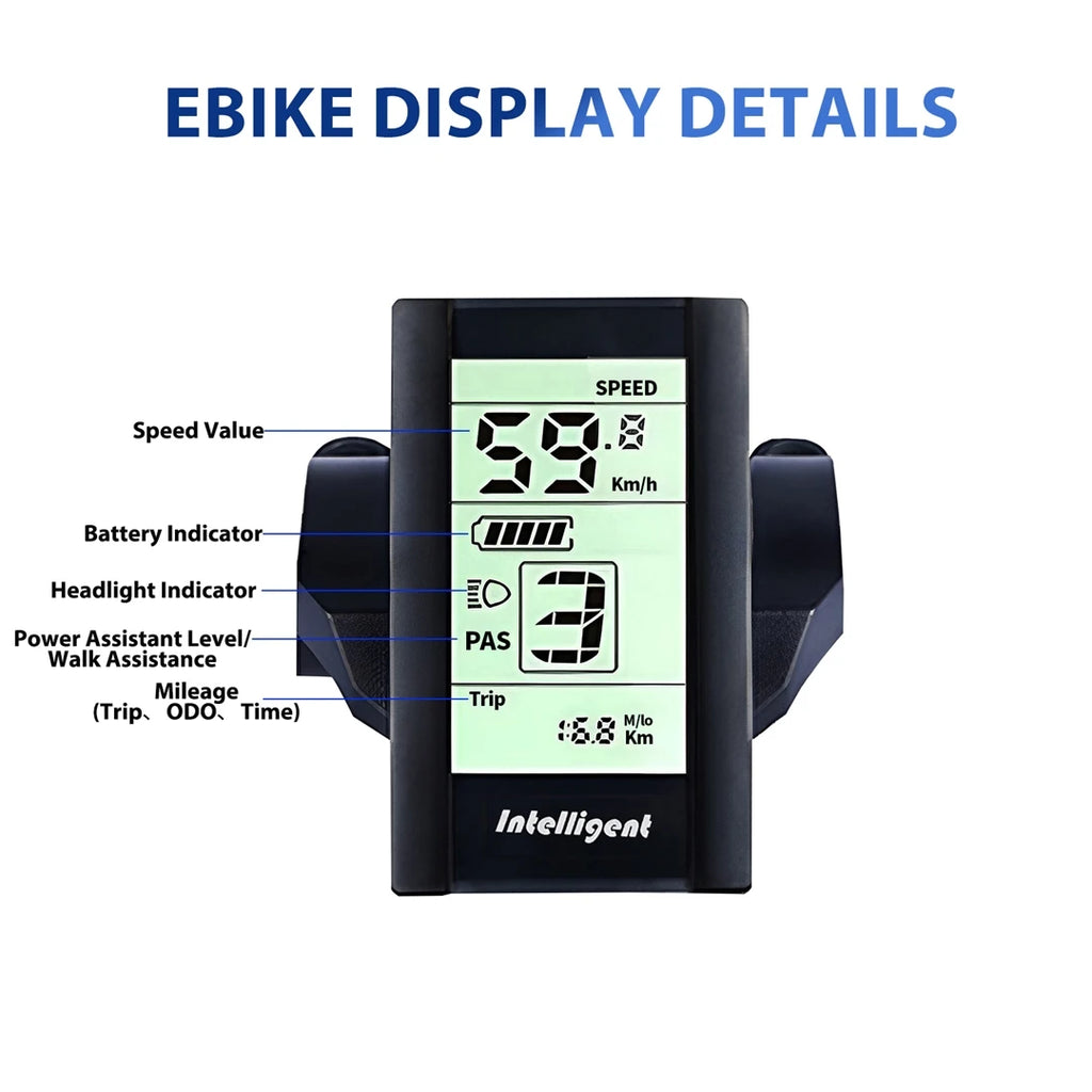 Electric Bicycle LCD Display Indicator for Bafang/ 8fun Mid Drive Motor C965 C18 850C 750C Bluetooth for Ebike Conversion Kit
