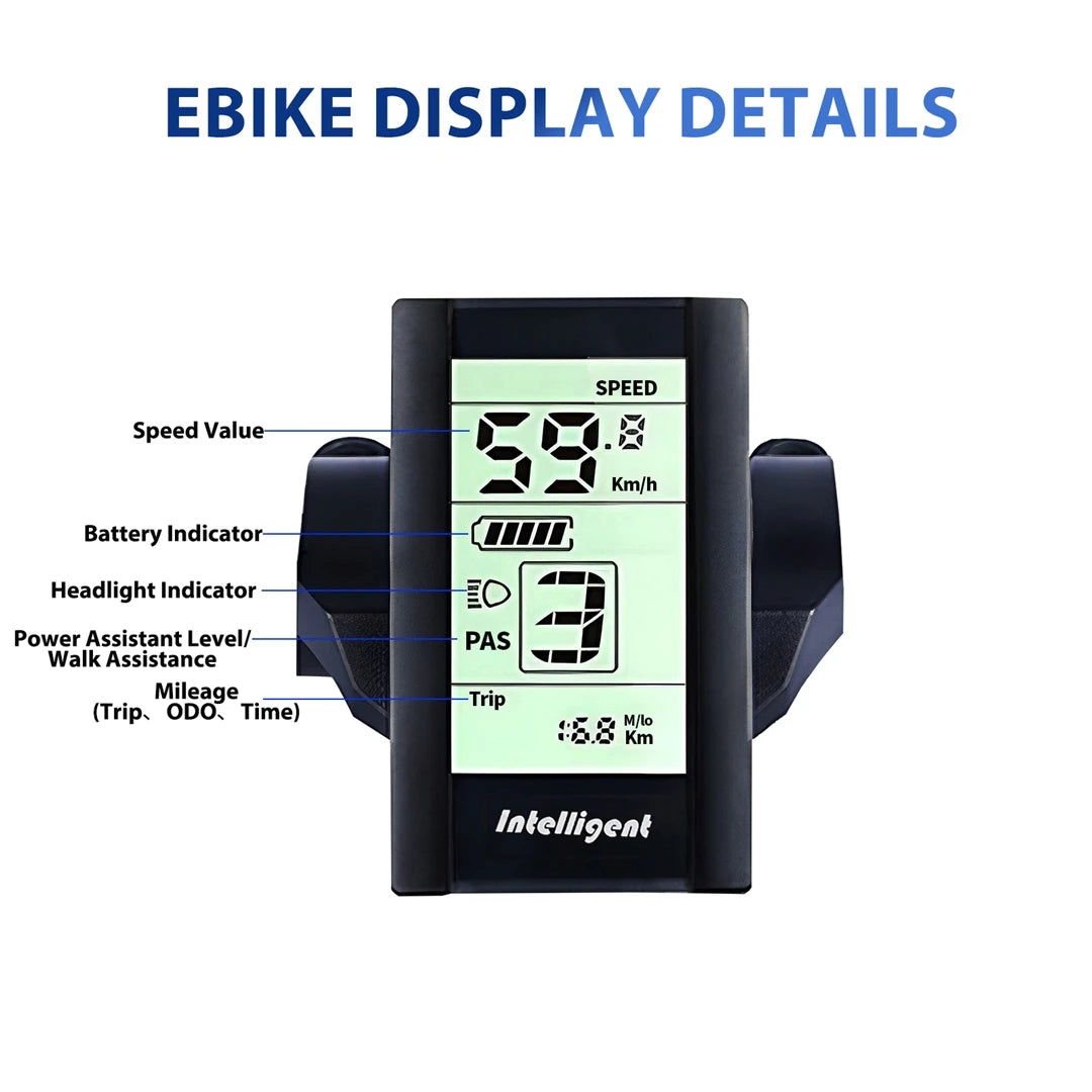 Electric Bicycle LCD Display Indicator for Bafang/ 8fun Mid Drive Motor C965 C18 850C 750C Bluetooth for Ebike Conversion Kit