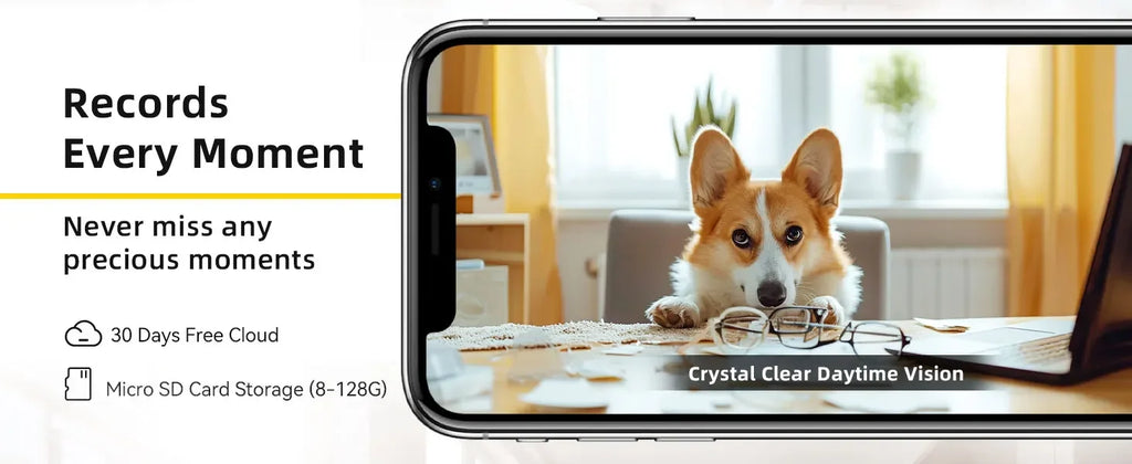BoyKeep 2K Smart WiFi Security Camera Dual Band 5G/2.4GHz Indoor Surveillance Camera, 360° PTZ, IR Night Vision, Two-Way Audio