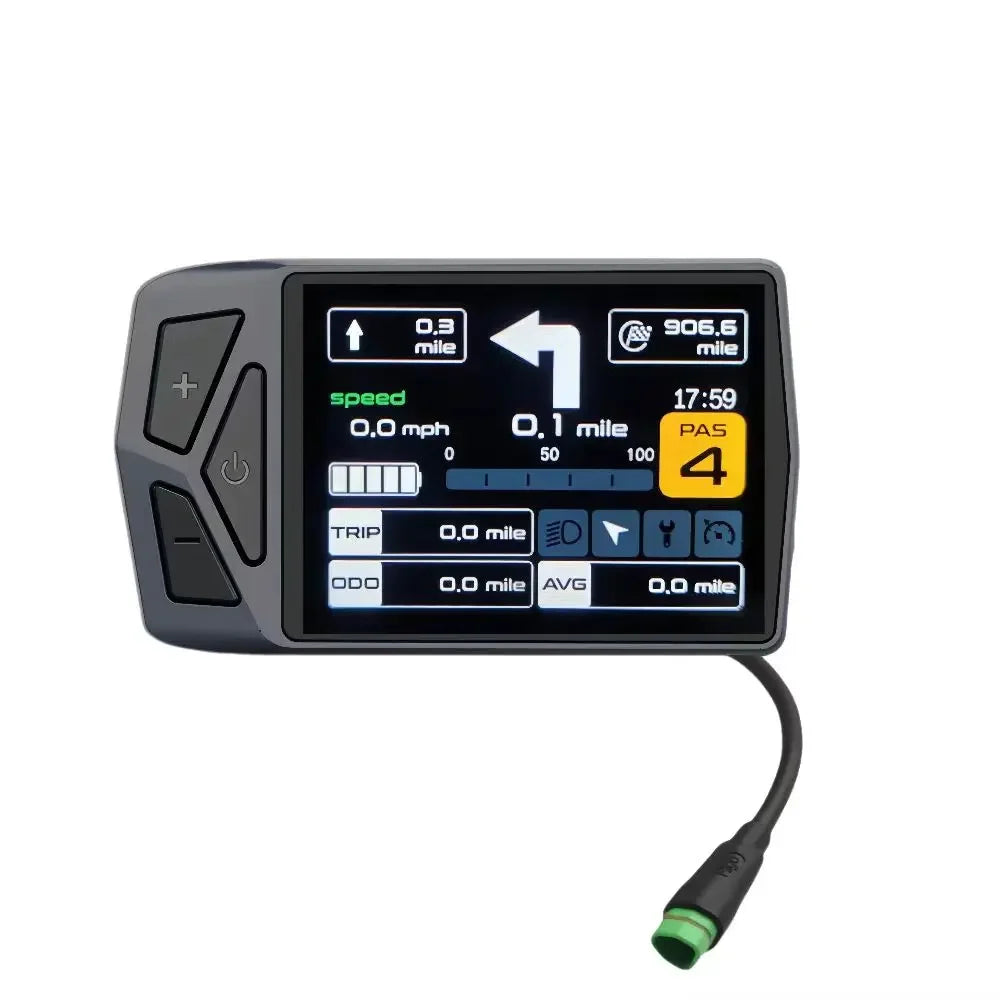 BaFang Electric Assisted Bicycle Color Bluetoth Display EB02 CAN Protocol Mid Motor M510 M600 M820 M800 M200 M300 M620 M500 M410