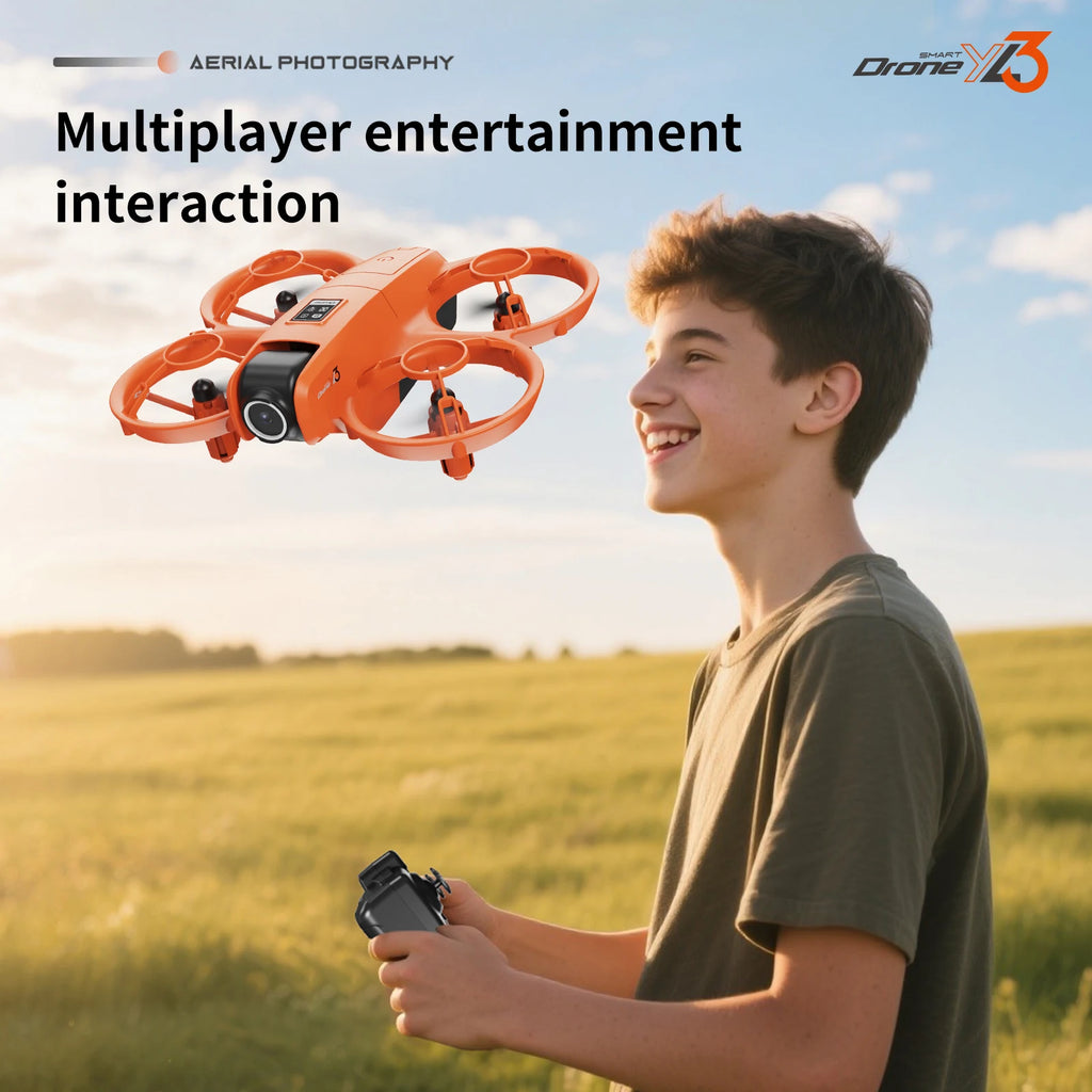 2026 Mini Quadcopter Screen Aerial Photography High-Definition Dual-Camera Foldable 3D Flip App Control Drone Optical Flow