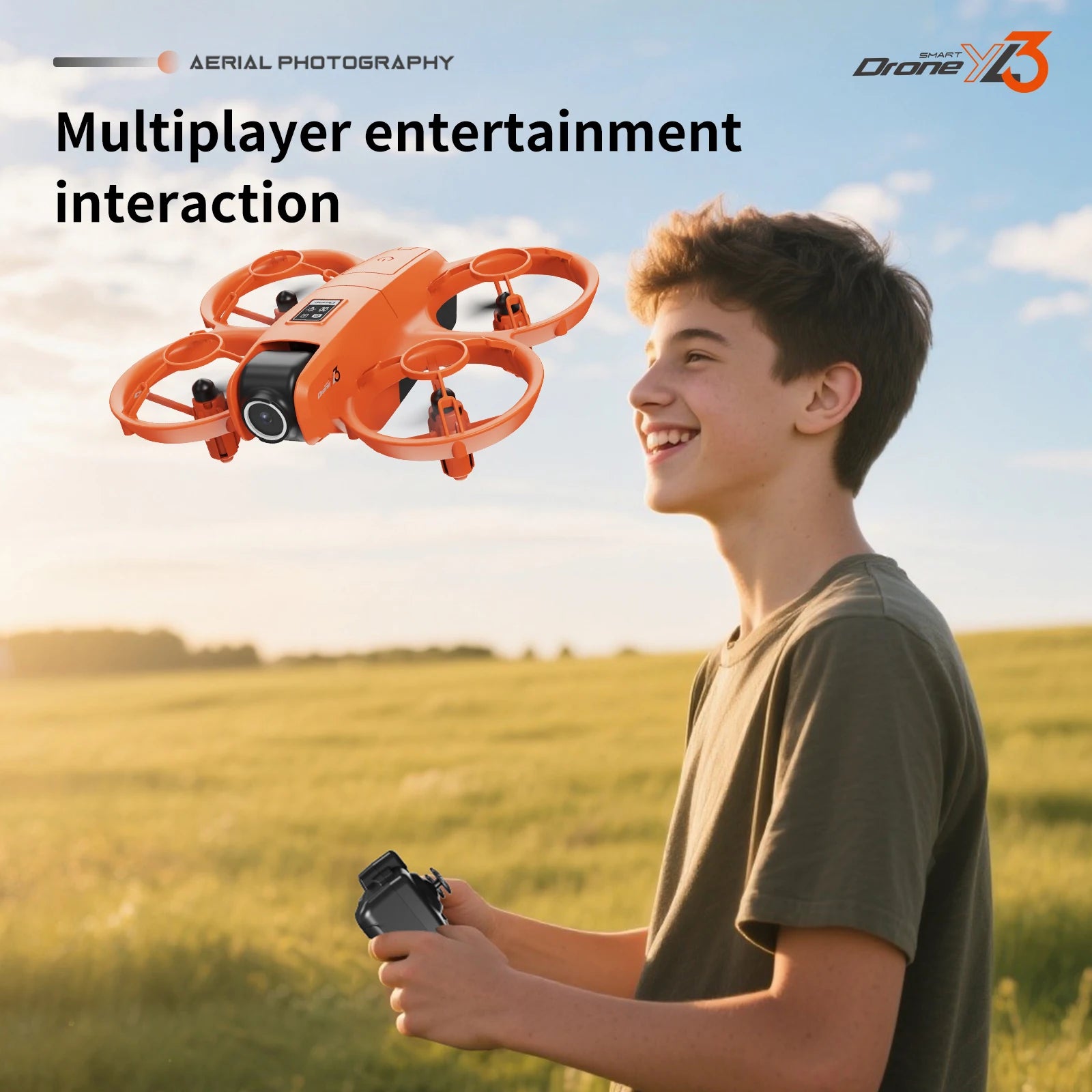 2026 Mini Quadcopter Screen Aerial Photography High-Definition Dual-Camera Foldable 3D Flip App Control Drone Optical Flow