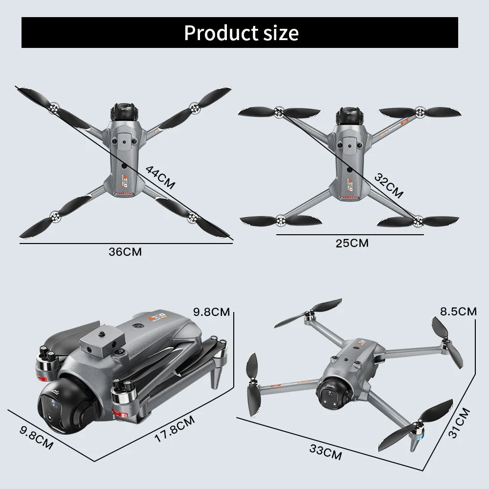 2025 NEW FPV GPS positioning brushless motor optical flow positioning 180° adjustable lifting obstacle avoidance belt airdrop