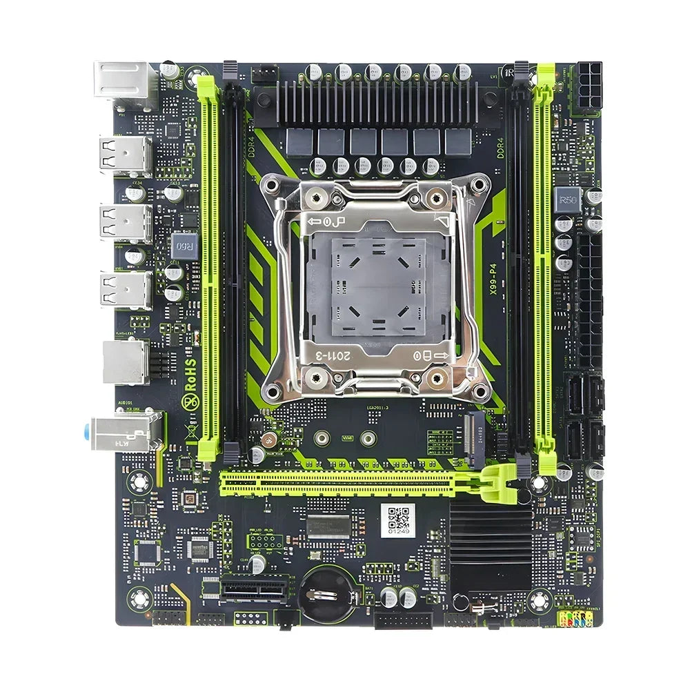 SOYO X99 Gaming Motherboard USB3.0 M.2 Nvme Sata 3 Dual Channel DDR4 Memory PCIEx16 LGA2011 for Desktop Computer Combo