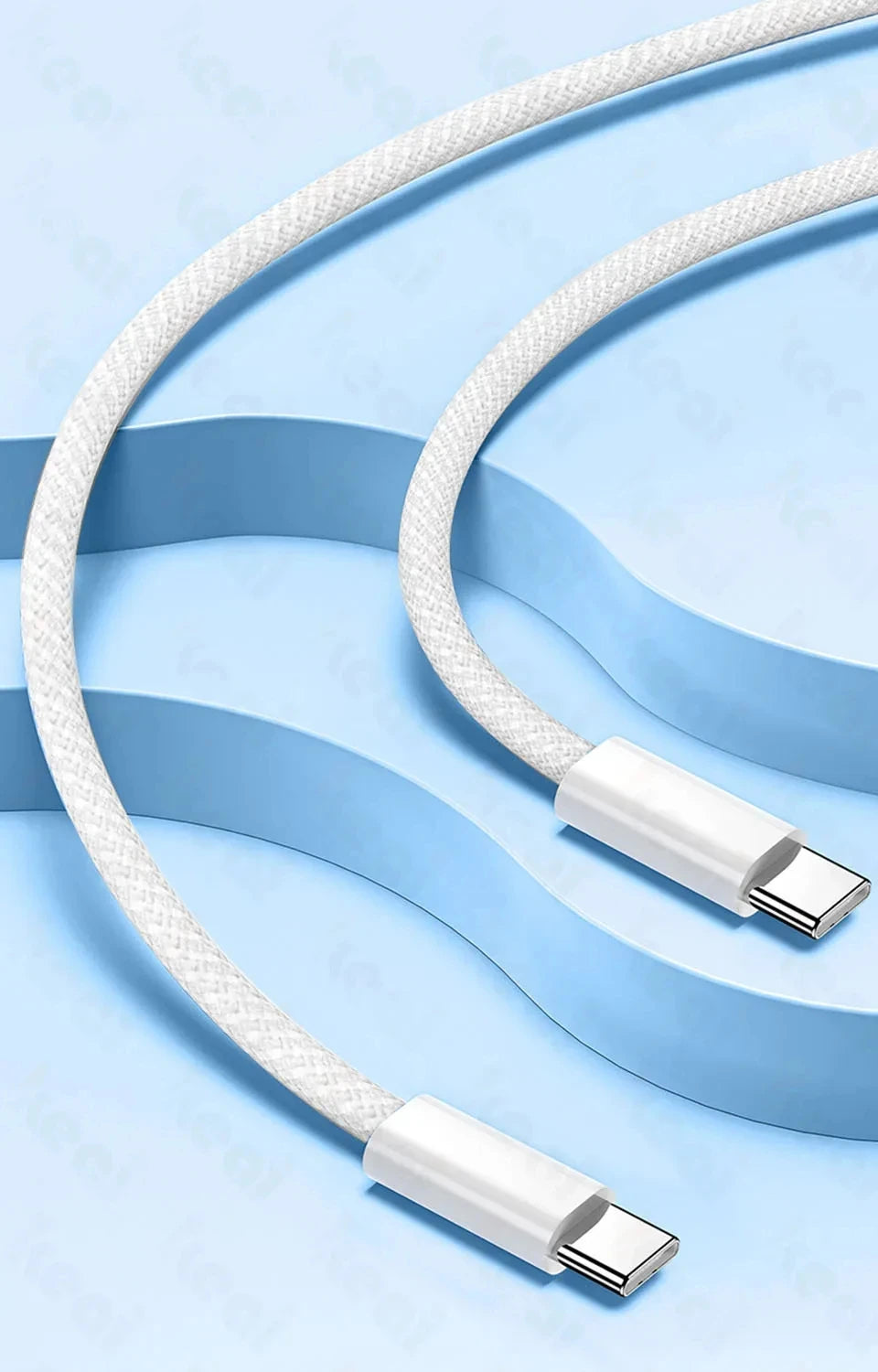 1/10/30Pcs Original 60W Type C Weaving Cable For Apple iPhone 16 15 14 13 17 Pro Max 17 Air USB-C Fast Charging 1M Phone Cables
