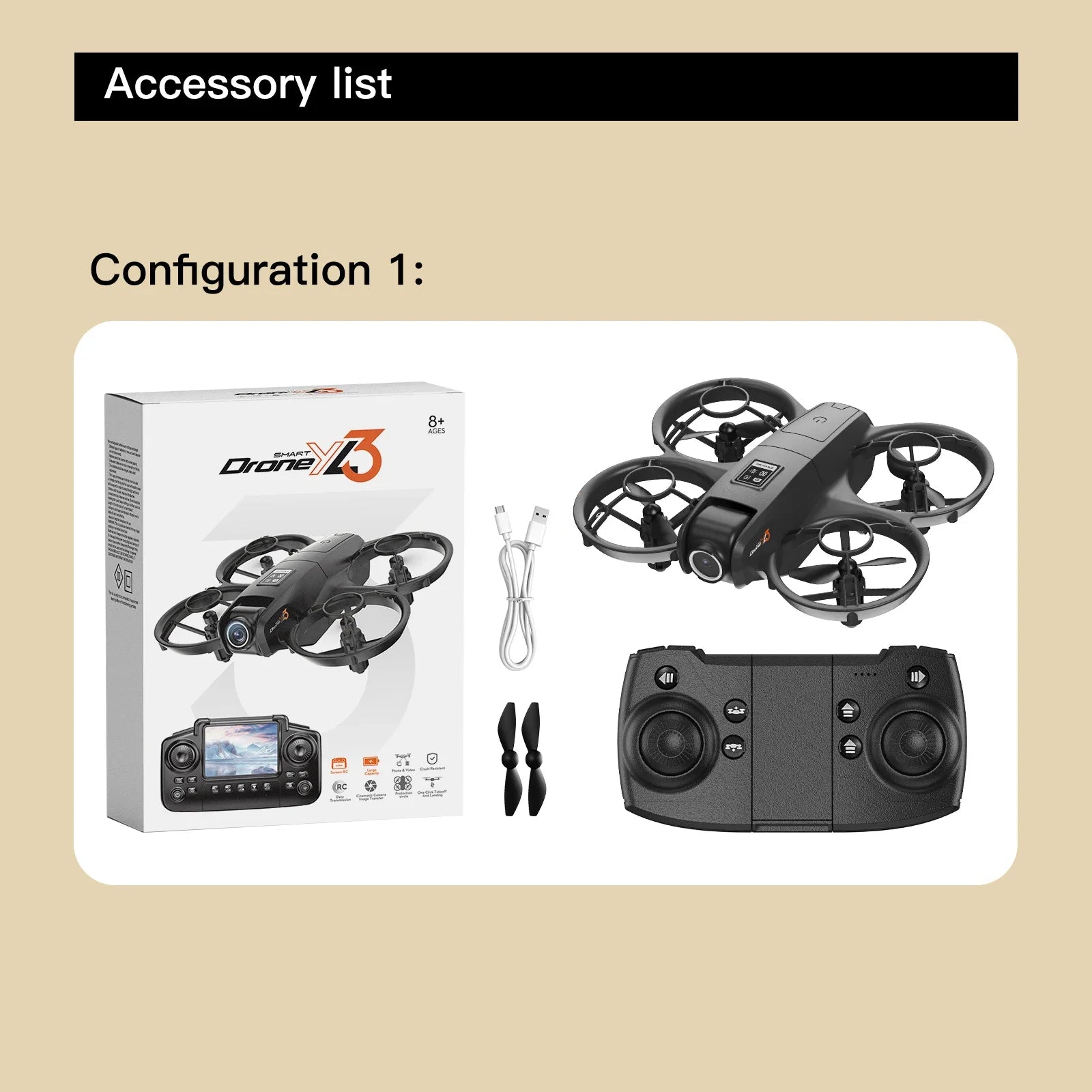 YL3 Mini Drone 8k Camera 180° ESC Optical Flow Positioning WIFI Aerial Photography Remote Control Aircraft G-safe Drone Toy Gif