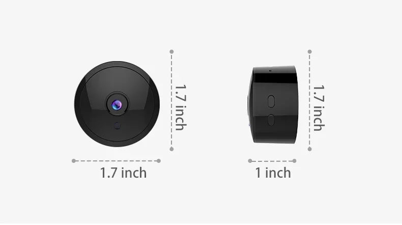 HD A9 Upgraded Version 4K Home Security Body Cam Wireless Mini Wifi Camera Small Phone Switch with Audio Little Surveillance