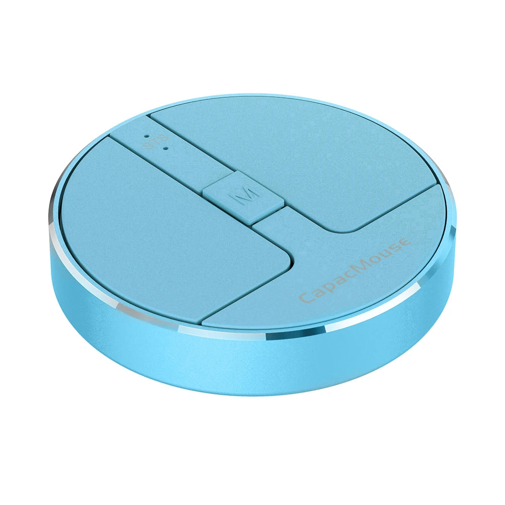 Wireless Mouse 3 Mode Bluetooth5.2/2.4G/USB Mini Capacitive Mice Ultra Thin Wireless Computer Mouse Adjustable DPI for PC Laptop