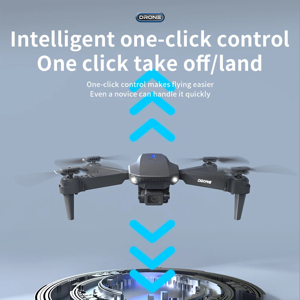 E88/E58  4K High-definition Drone Aerial Photography RC Aircraft Intelligent Fixed Height Four Axis Aircraft Children's Boy Toys