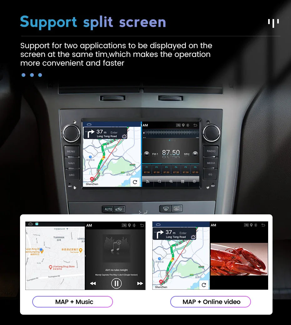Android 15 64G Car Radio For Opel Astra H J 2004 Vectra Vauxhall Antara Zafira Corsa C D Vivaro Meriva Veda GPS autoradio Stereo