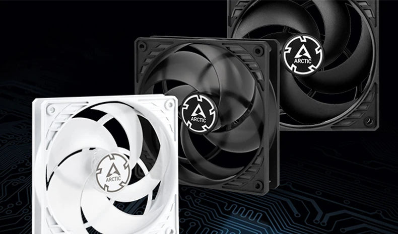 ARCTIC P12 PWM Fan, 120mm Case Fan with PWM, Pressure-optimised, Quiet Motor, Computer, Fan Speed: 200–1800 RPM